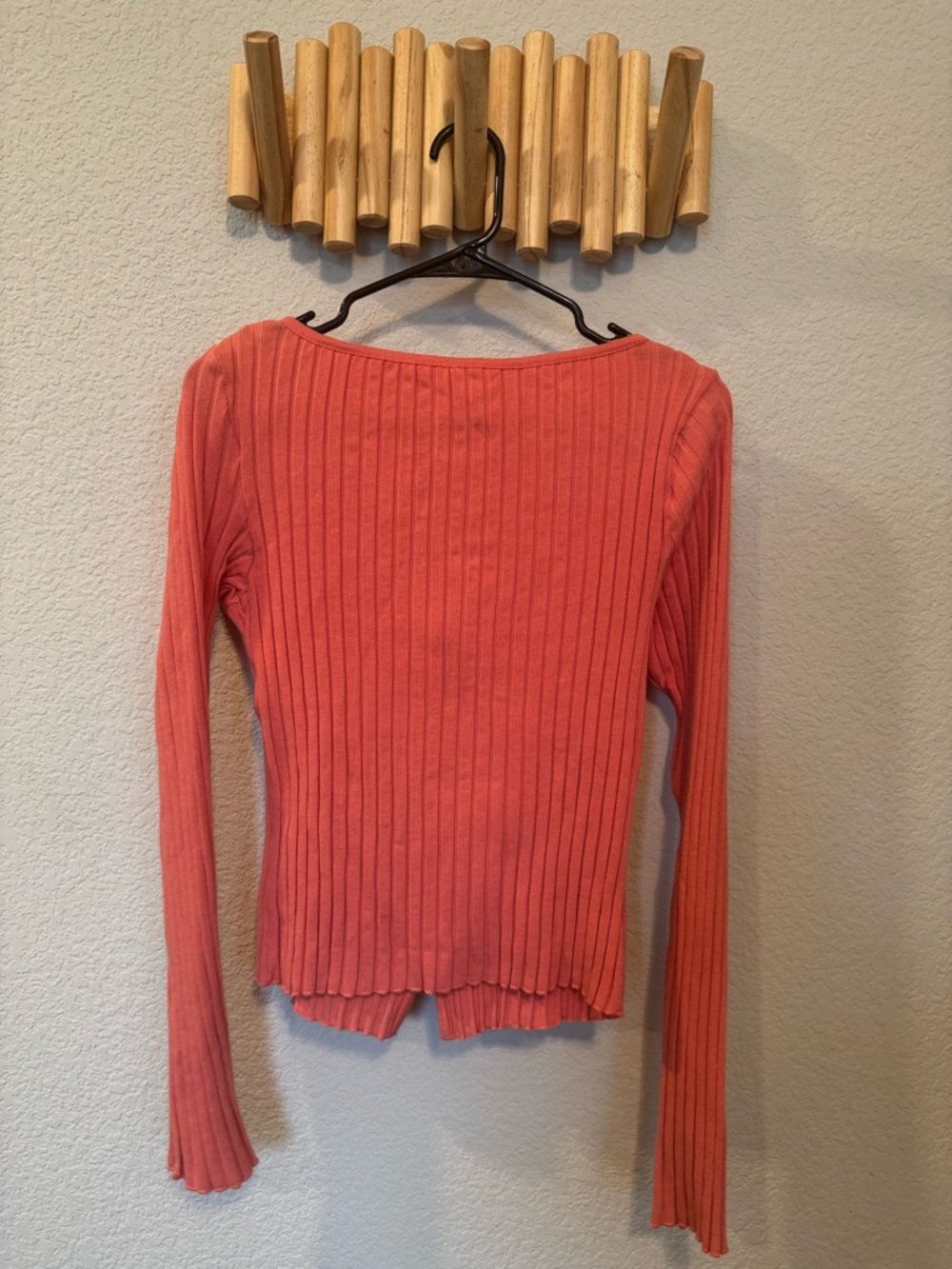 Free People Ribbed Button Front Top 🌺✨NWT - Picture 3 of 6